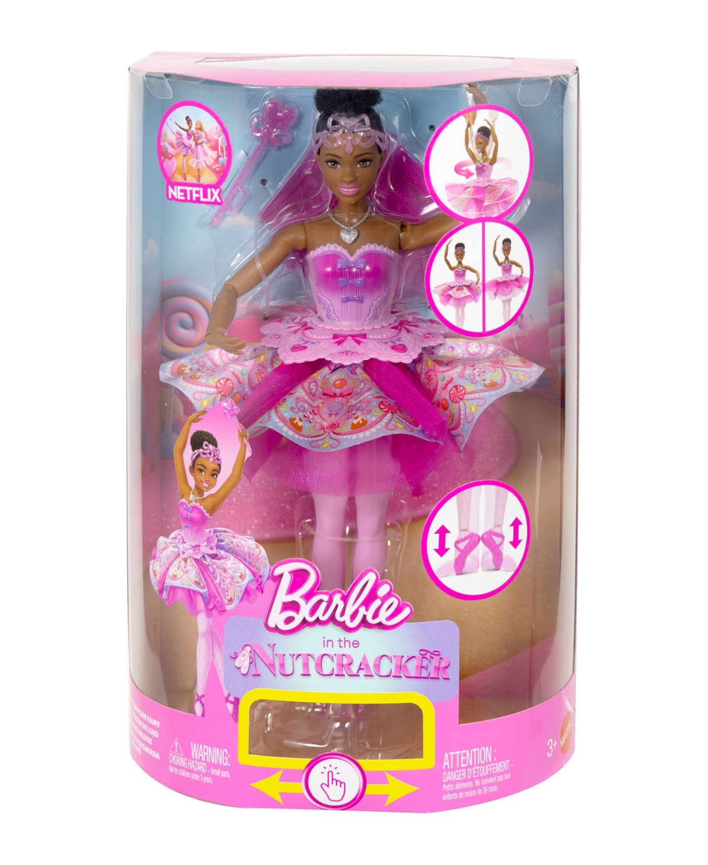 Детская кукла Barbie in the Nutcracker Sugar Plum 12.8" Tutu Fashion Doll — фото 6