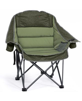 Heavy Duty 2 Person Portable Camping Chair Oversized Padded Outdoor Folding Seat