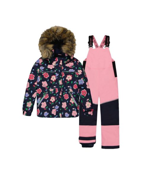 Deux par Deux Little and Big Girl (6 - 8) Two Piece Discover Snowsuit