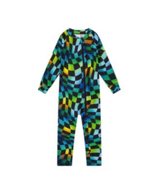 Big Boys ( 6 to 14 ) One Piece Thermal Underwear Checkered Print