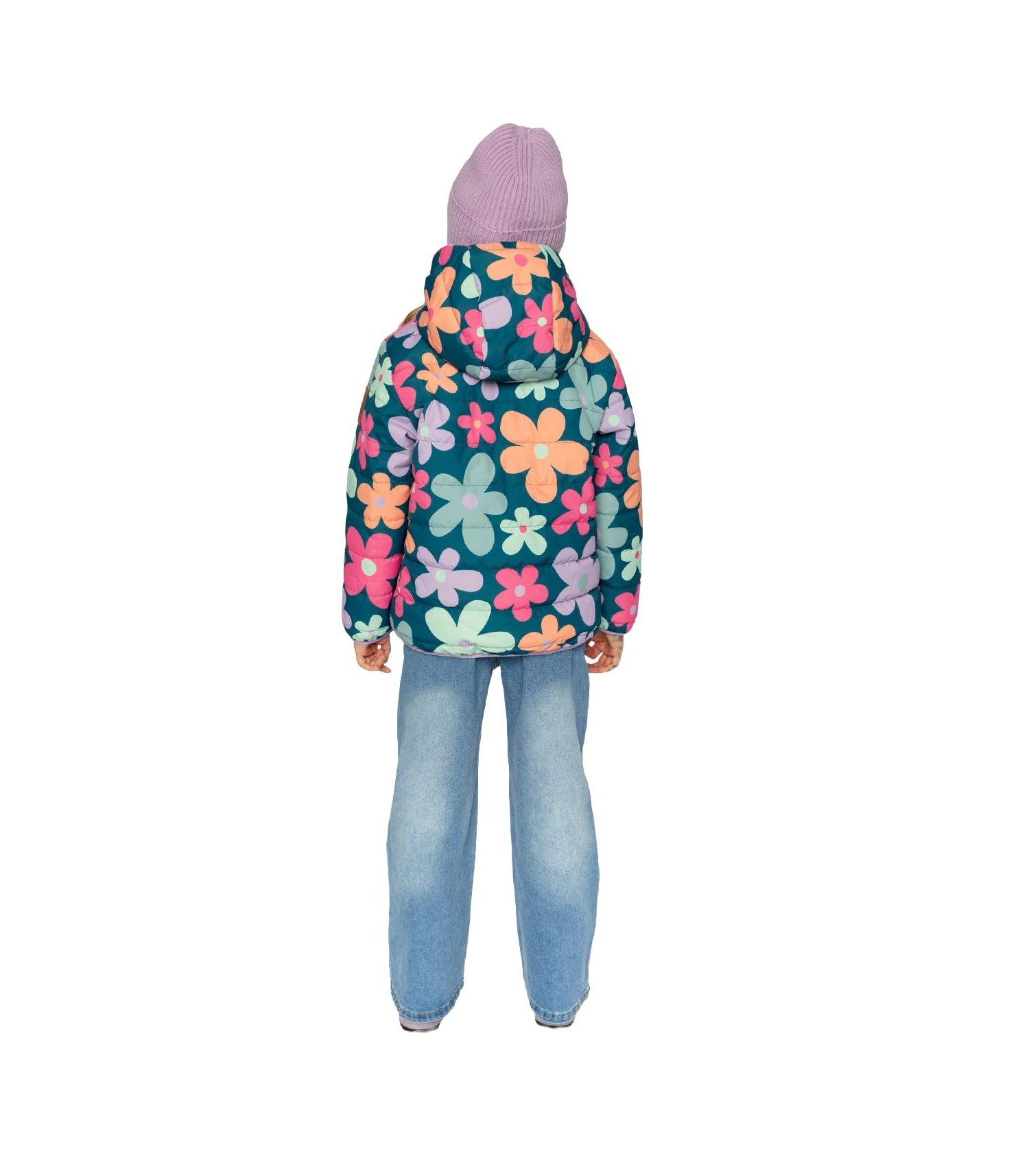 Little and Big Girl (6-14) Quilted Mid-Season Jacket