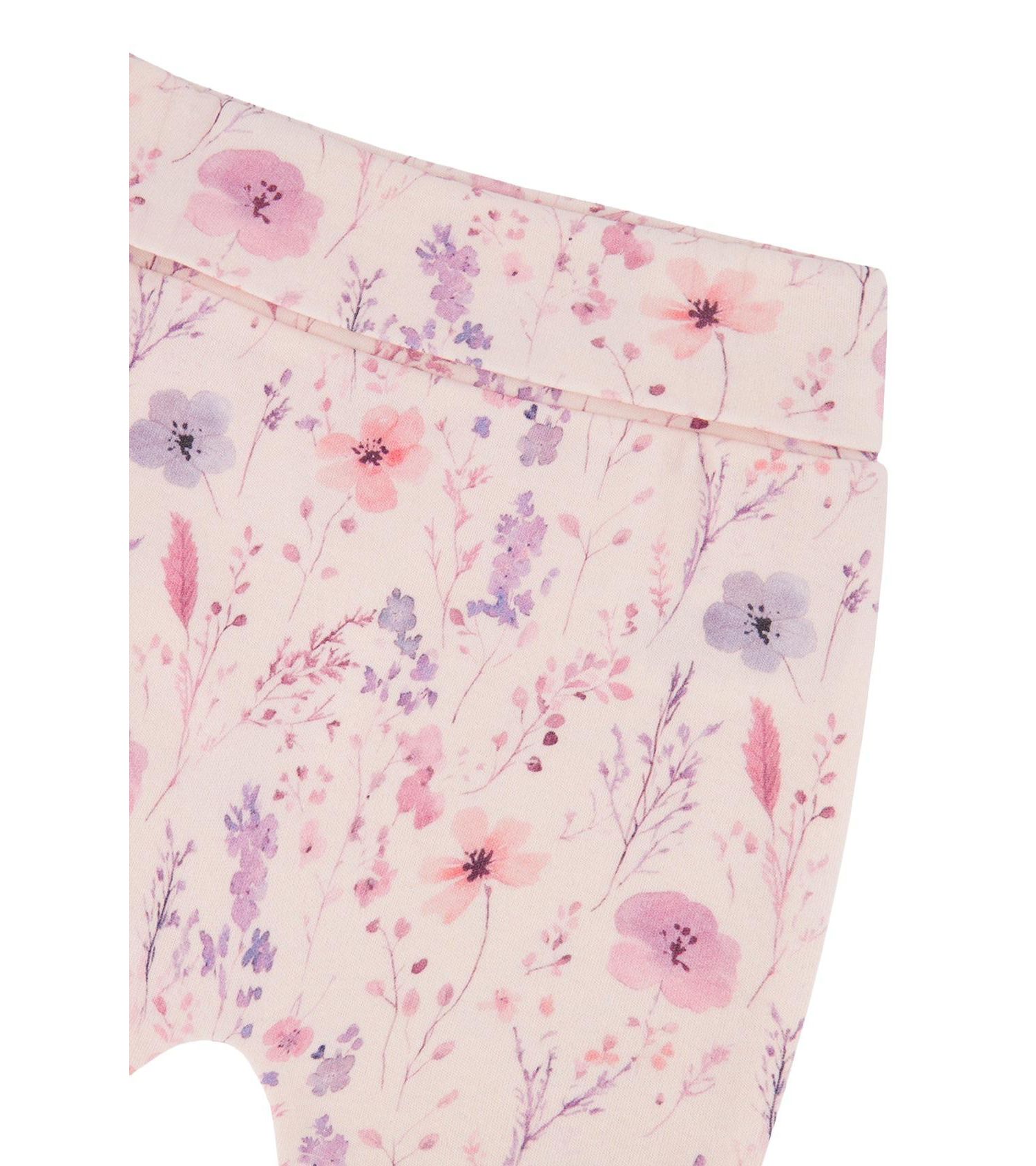 Baby Girls' Evolutive Pull-On Floral-Print Pants