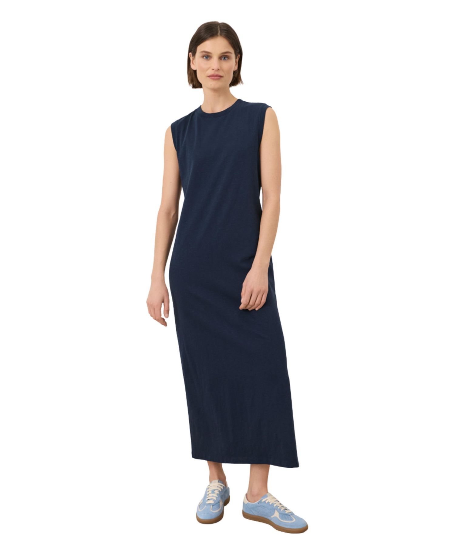 Women's Cotton Soft-Slub Essential Easy Muscle Tee Maxi Dress