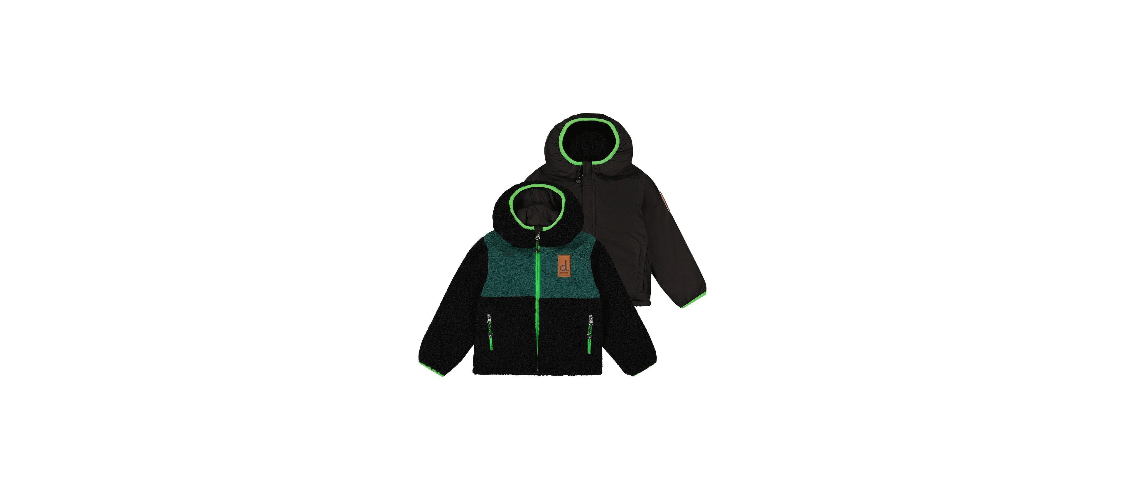 Deux par Toddler Boy 2T - 5T Reversible Mid-Season Jacket