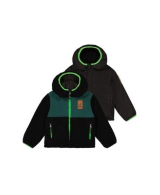 Little and Big Boy 6 -14 Reversible Mid-Season Jacket