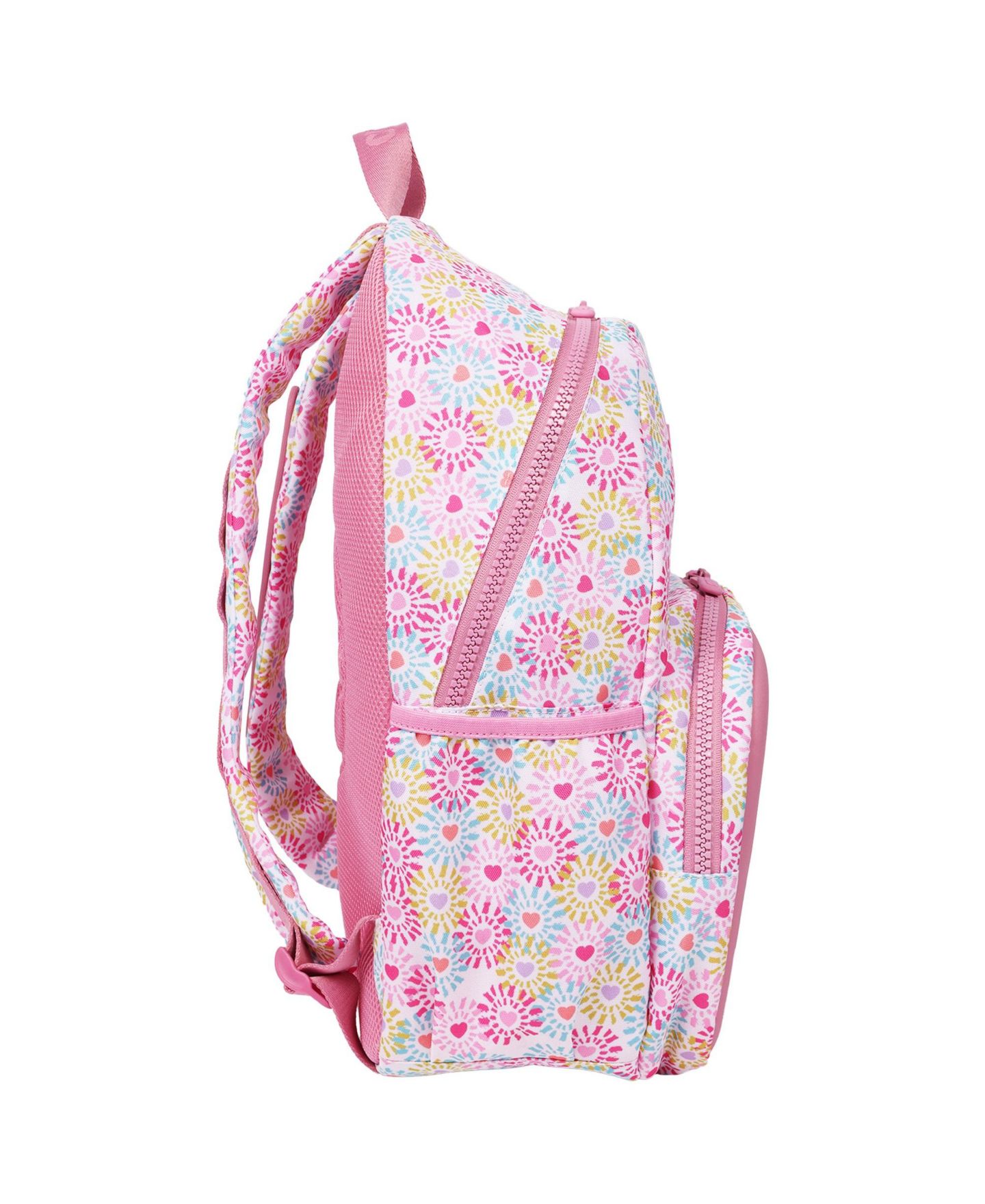 Рюкзак Crocs Floral Back to School with EVA Front Pocket Customizable Jibbitz, цвет: Розовый — фото 5