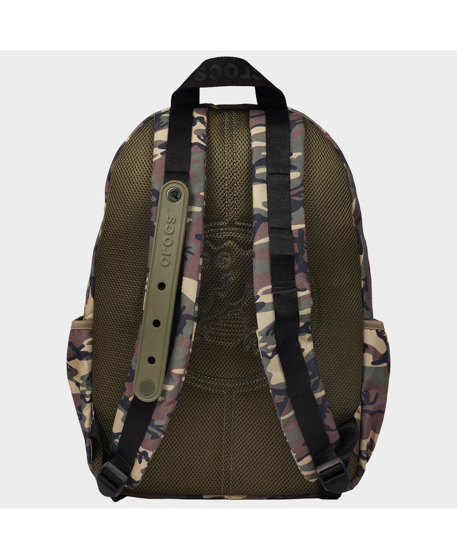 Camo Back to School Backpack with EVA Front Pocket Customizable Jibbitz Backpack