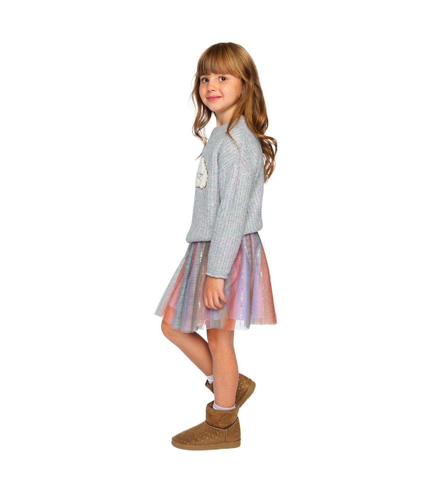 Little Girls (6-12) Poodle Sweater