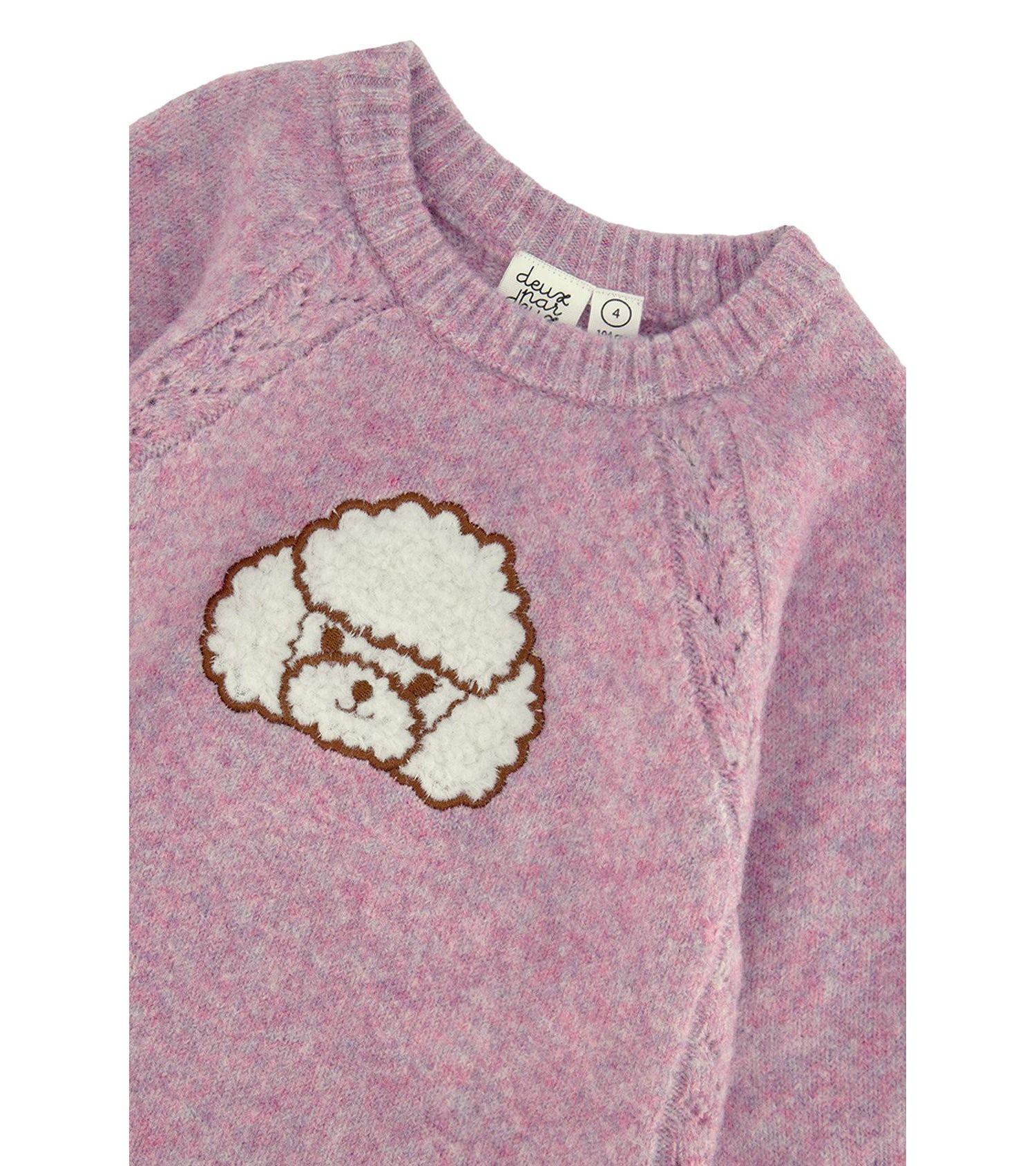 Little Girls (7-12) Poodle Knit Dress