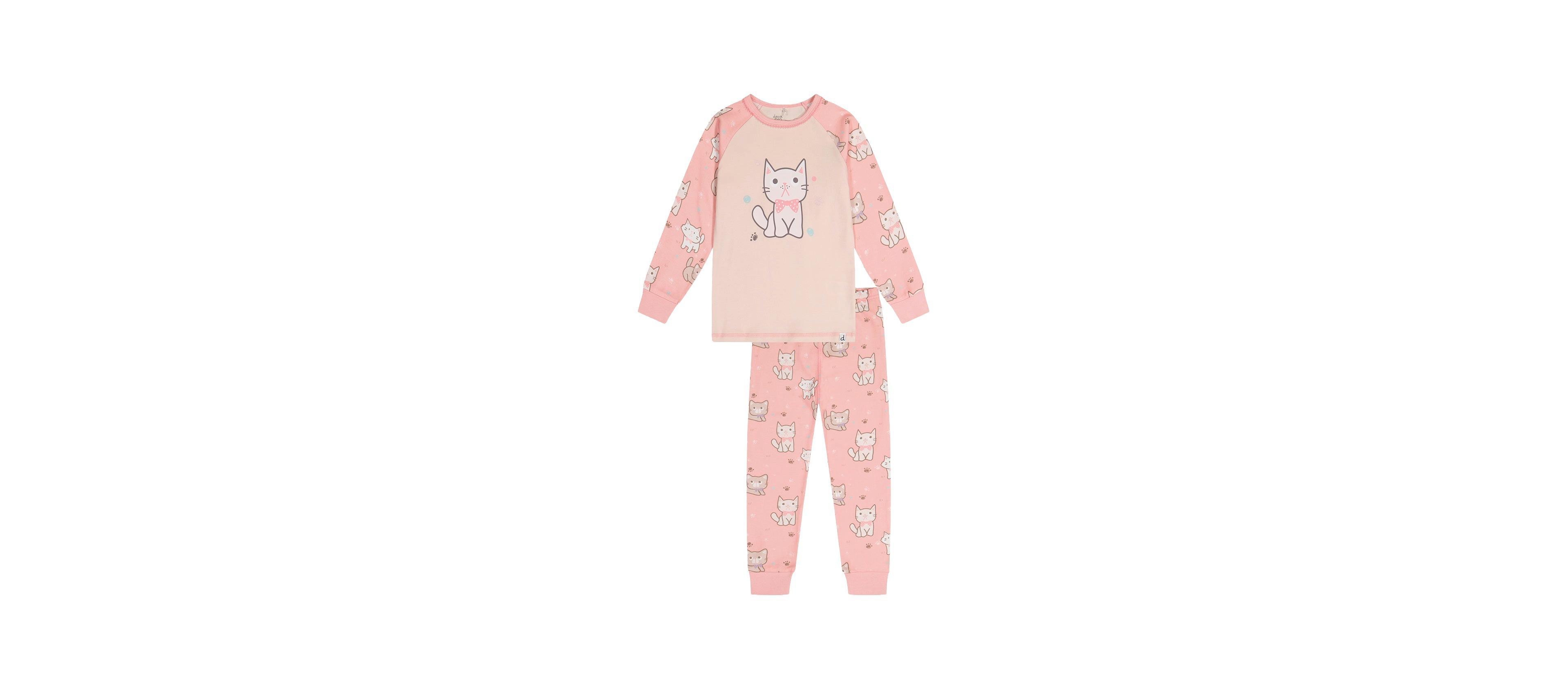 Deux par Toddler Girl (2T-5T) Cotton Two Piece Pajama Set