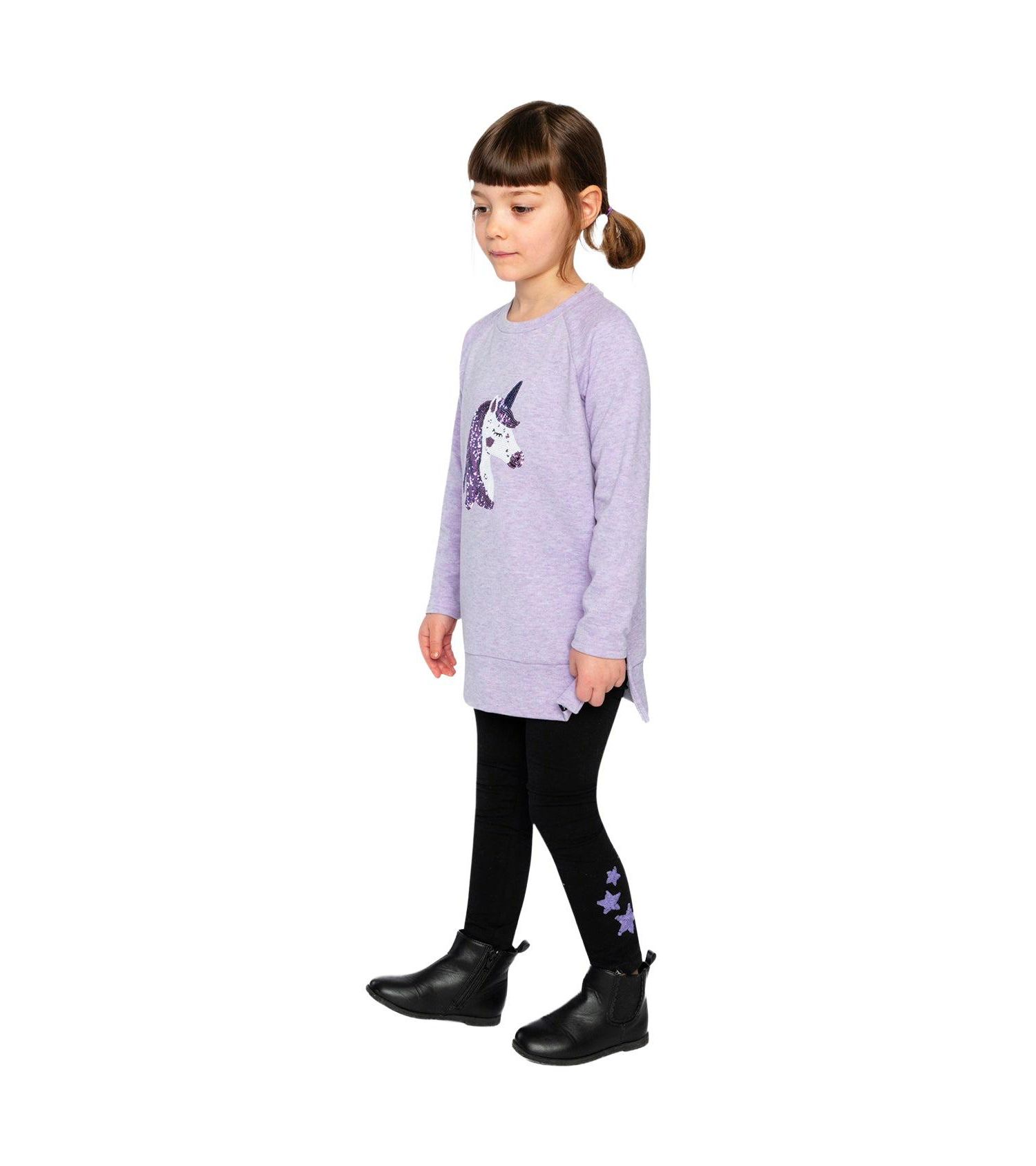 Little Girls (6 - 12) Cotton Jersey Leggings Pant