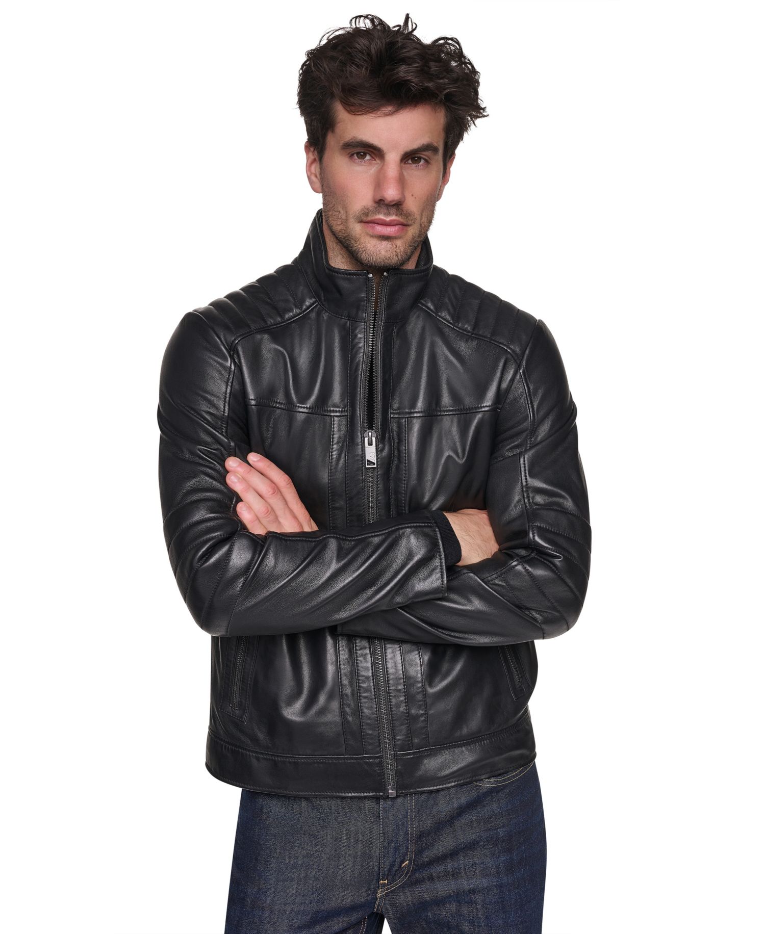 Men's Aged Lamb Racer Jacket