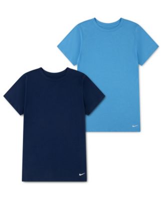 Boys' 8-20 Crewneck Short-Sleeve Undershirt, 2-Pack