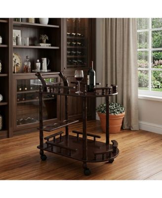 24" Rolling Bar Cart