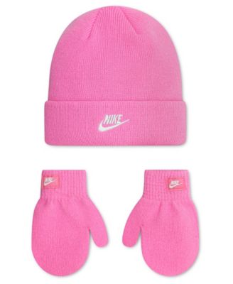 Toddler Boys' and Girls' 2T-4T Nan Futura Beanie Hat and Mittens, 2-Piece Set