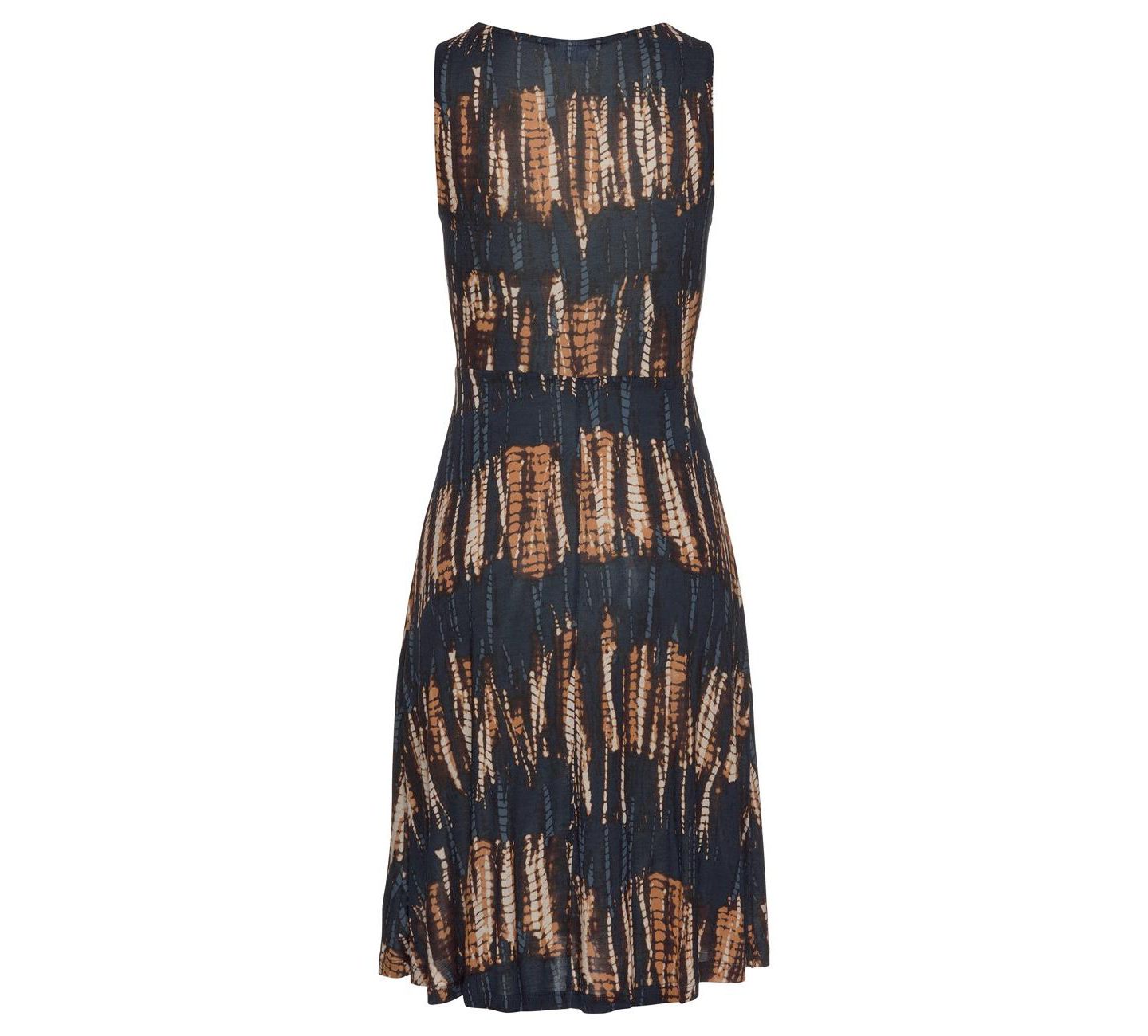 Женское платье LASCANA Viscose Printed Strap Detail A-Line V-Neck Short — фото 6
