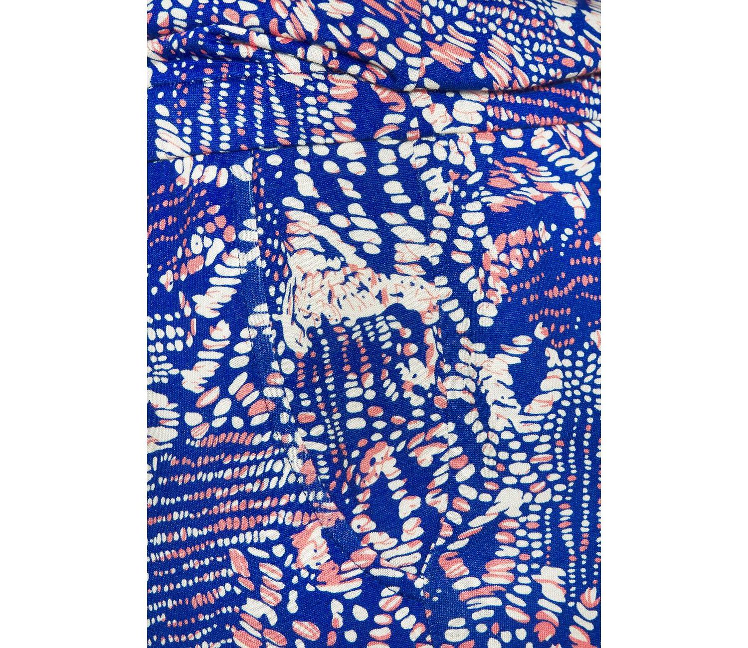 Women's Viscose Printed Tank Racerback Scoop-Neck Short Dress