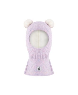 Baby Girls (0-24) Knit Bear Balaclava