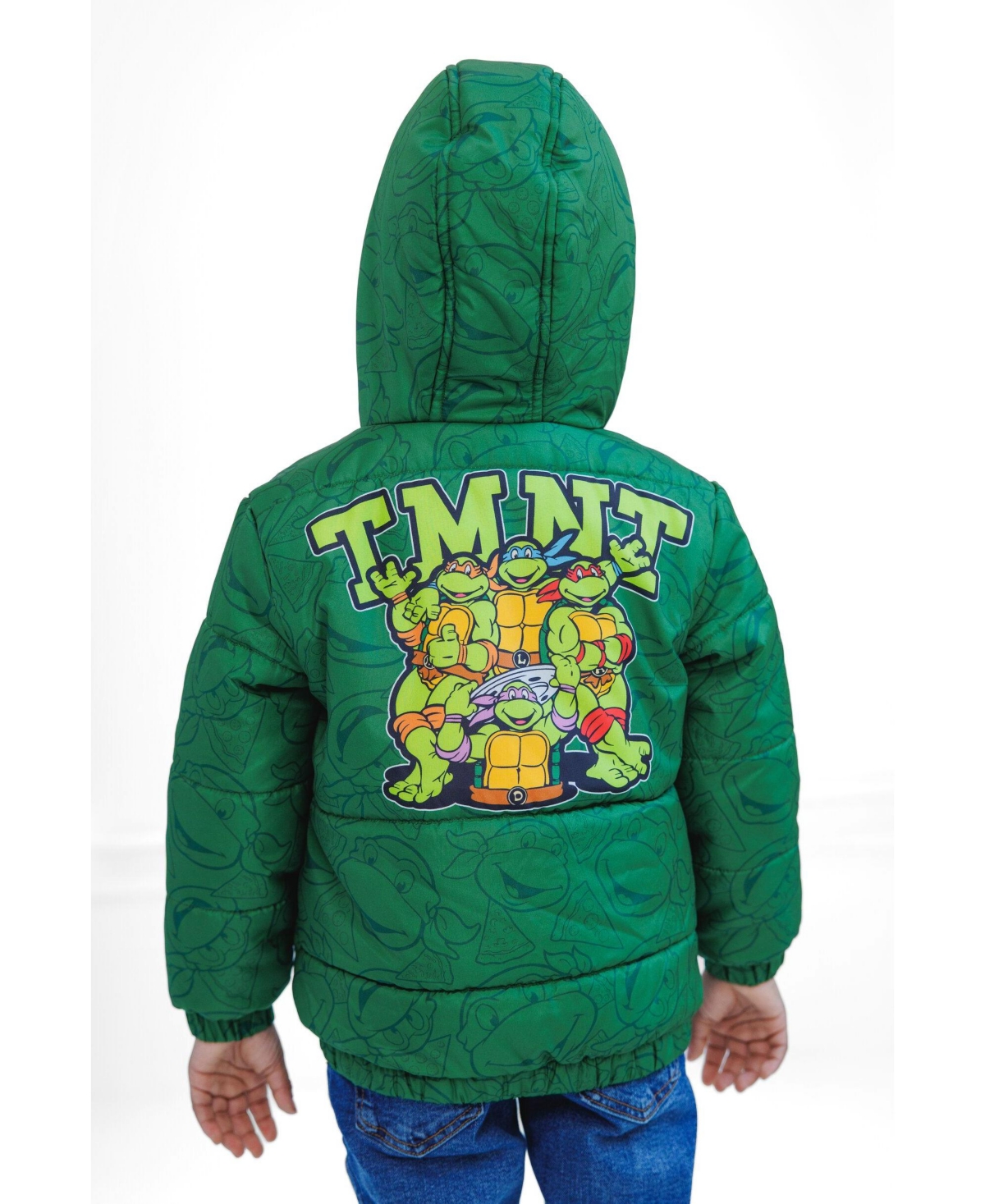 Teenage Mutant Ninja Turtles Toddler Boys ( 3T, 4T )Hooded Puffer Jacket