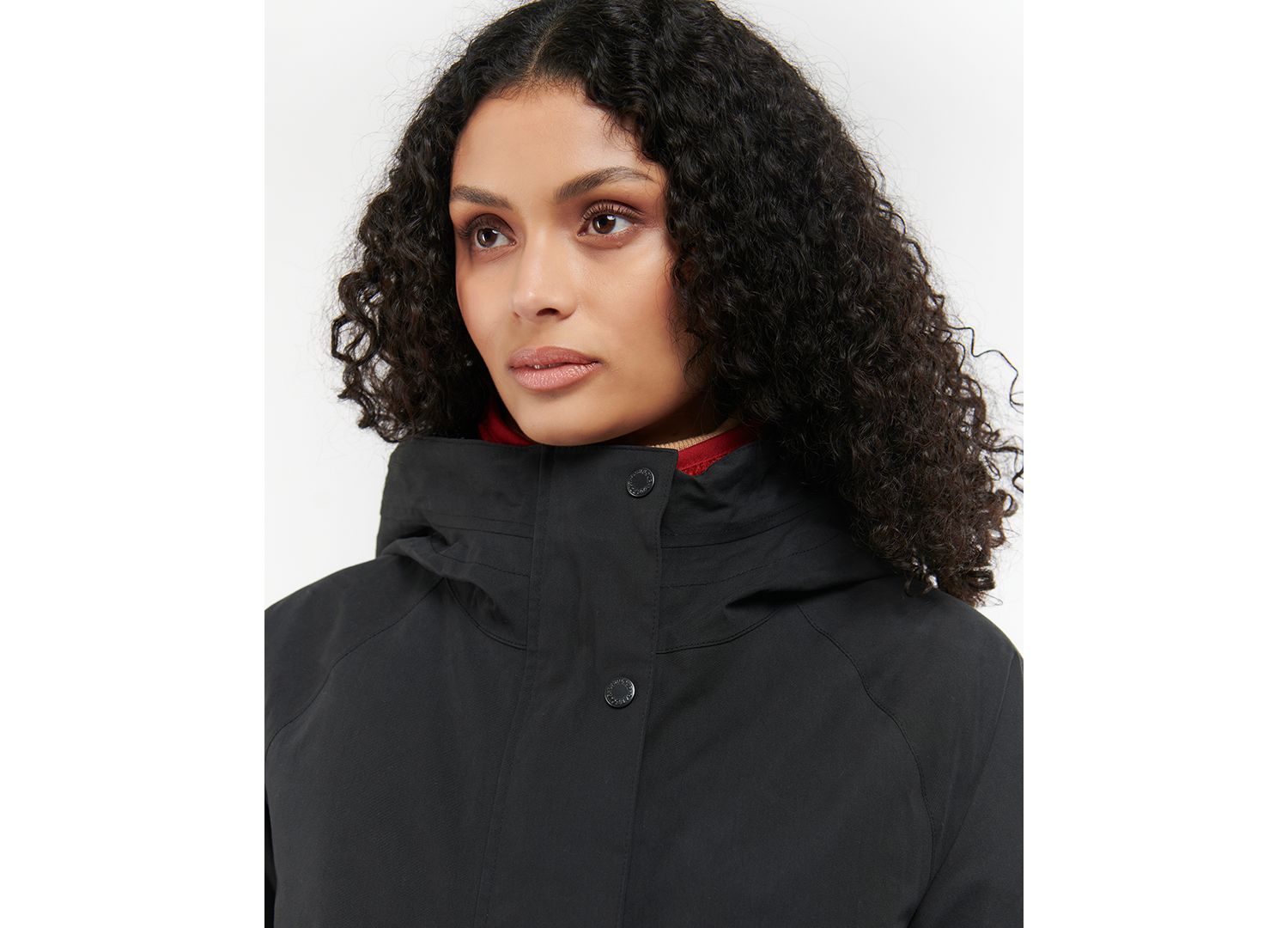 Women's Beadnell Hooded Tartan-Lined Coat