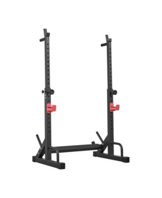 Power Cage Squat Rack with J-Hooks, 550 lb Capacity