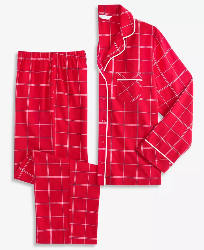 Women's 2-Piece Cotton Flannel Packaged Pajama set - thumbnail 4