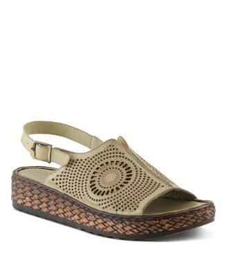 Cordero Slingback Sandal with Leather Upper