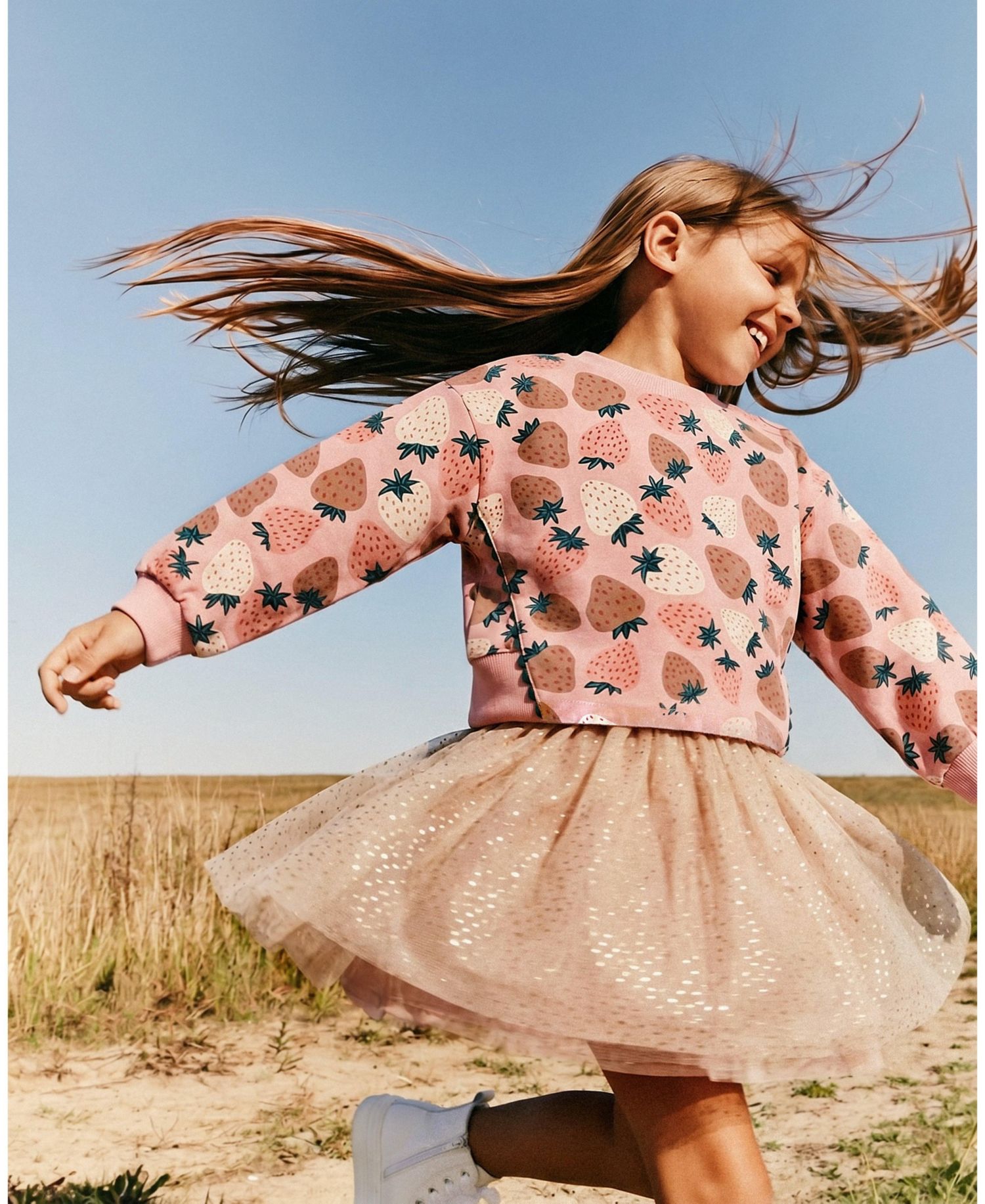 Big Girls (6-12) Bi-Material Dress