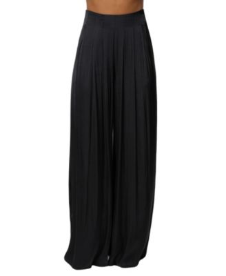 Women's Clara Wide-Leg Pleated Trousers