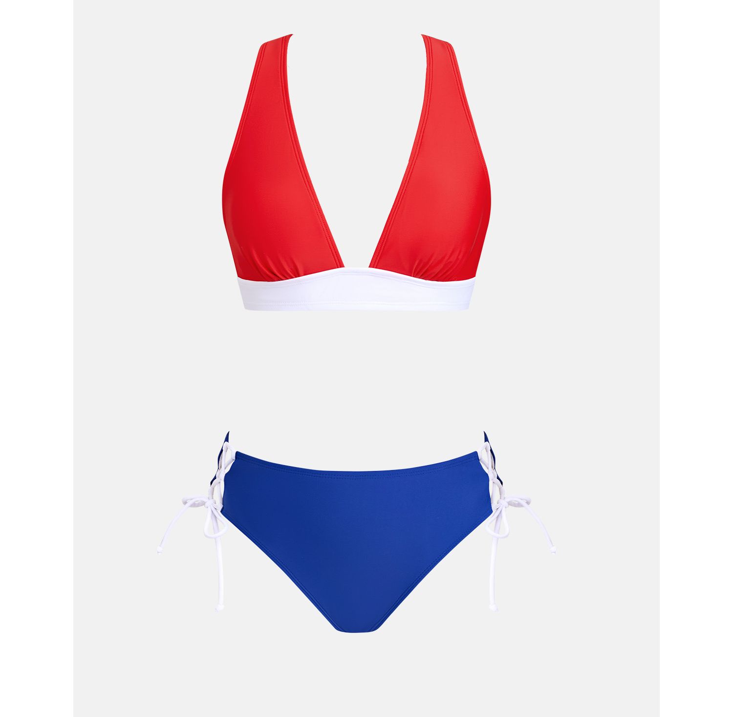 Women's Wide Strap Tie Side Bikini Set