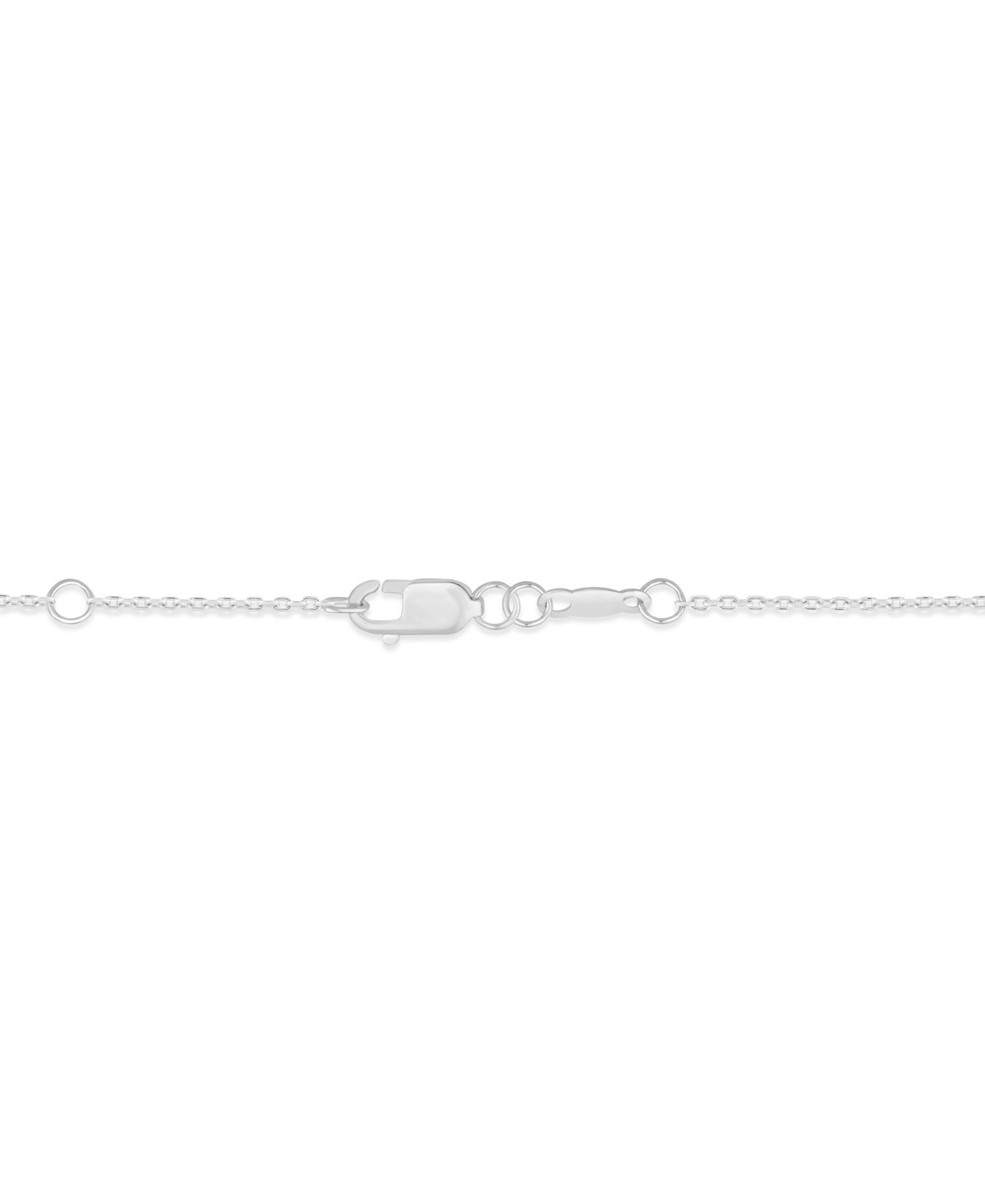 Lab-Grown Diamond 3-Stone Pendant Necklace (2 ct. t.w.) in 14k White Gold