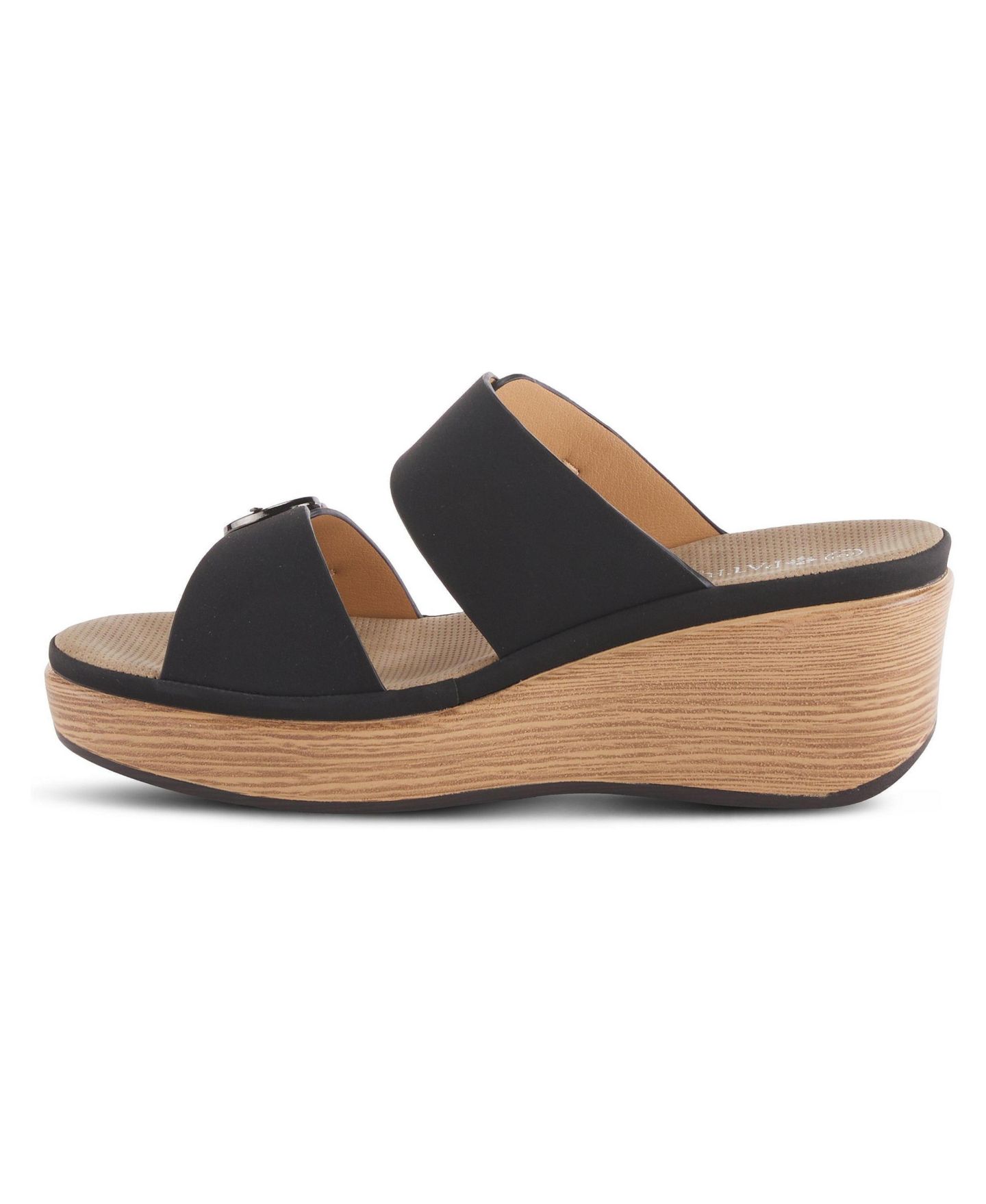 Женские сандалии Patrizia Slide With Padded Cushioned Insole, цвет: Чёрный — фото 2