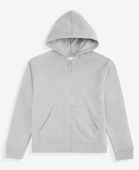 Худи Epic Threads Fleece Zip-Up для мальчиков, цвет: Серый