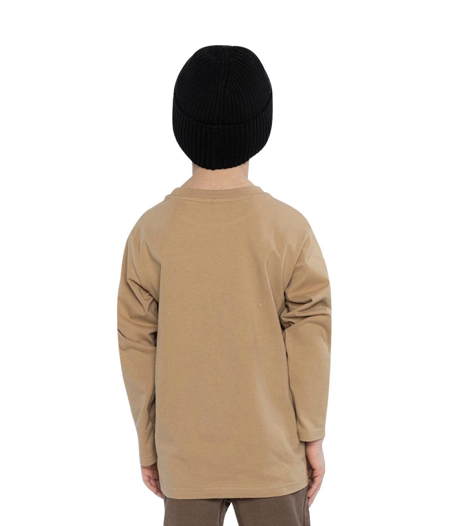 Футболка Deux par Deux Long Sleeve Organic Cotton для мальчиков-малышей, цвет: Бежевый — фото 6