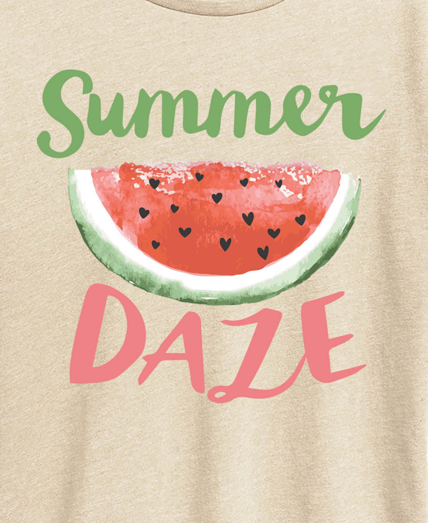 Juniors' Graphic Watermelon Summer T-Shirt