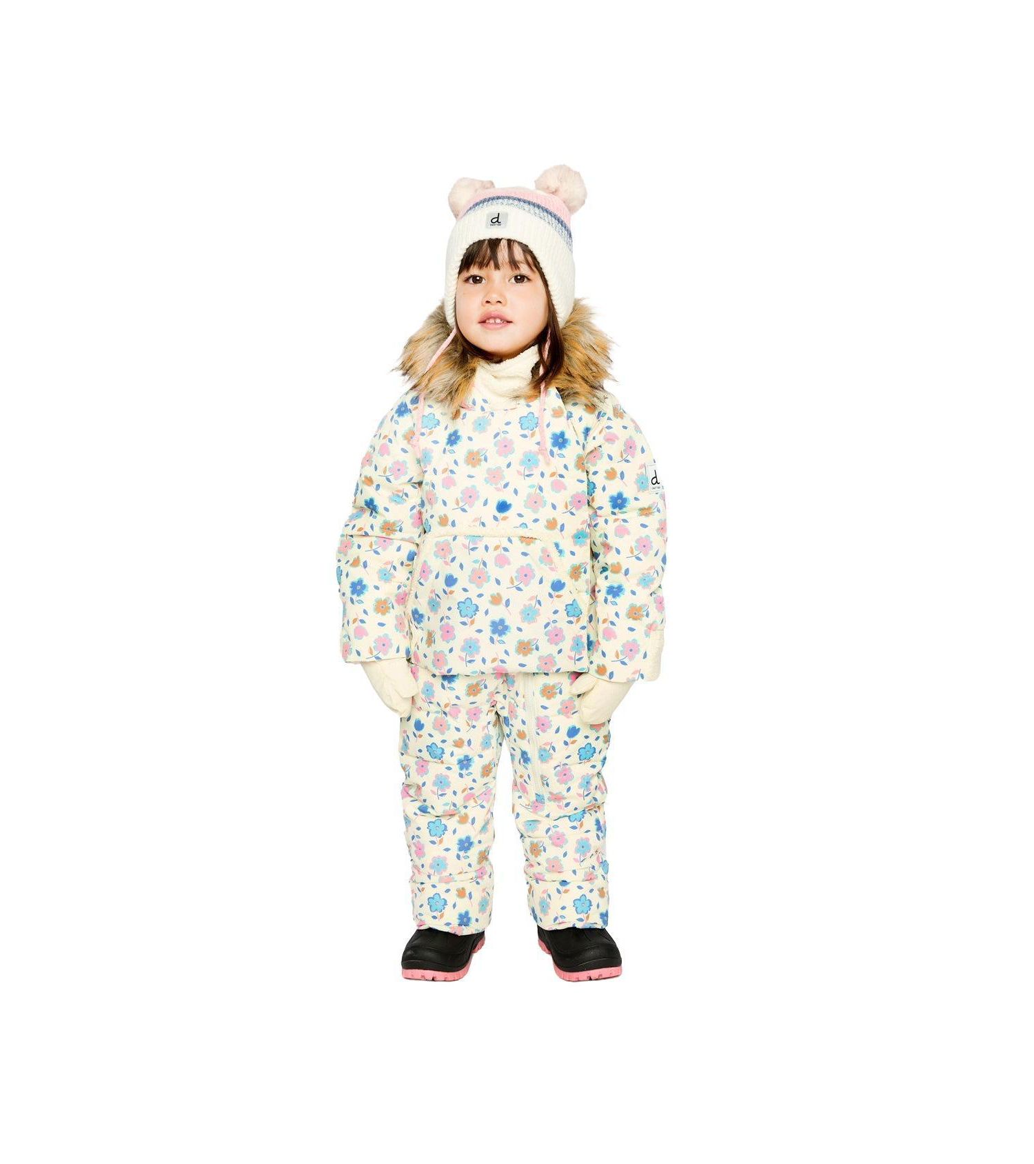 Baby Baby Girl 3M-24M Snug One Piece Snowsuit Adapted for Car Seats with Floral Print