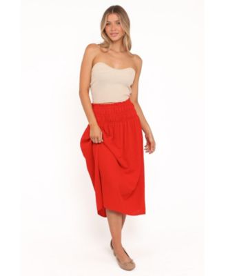 Women's High-Waisted A-Line Mattea Maxi Skirt