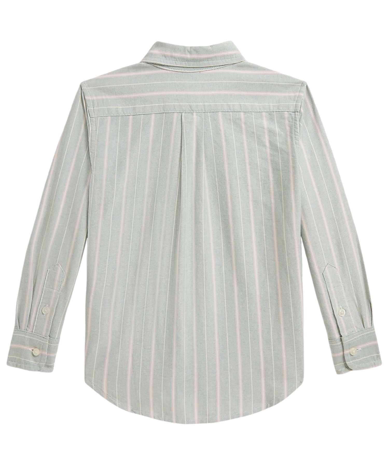 Boys' 2T-7 Striped Long-Sleeve Oxford Shirt