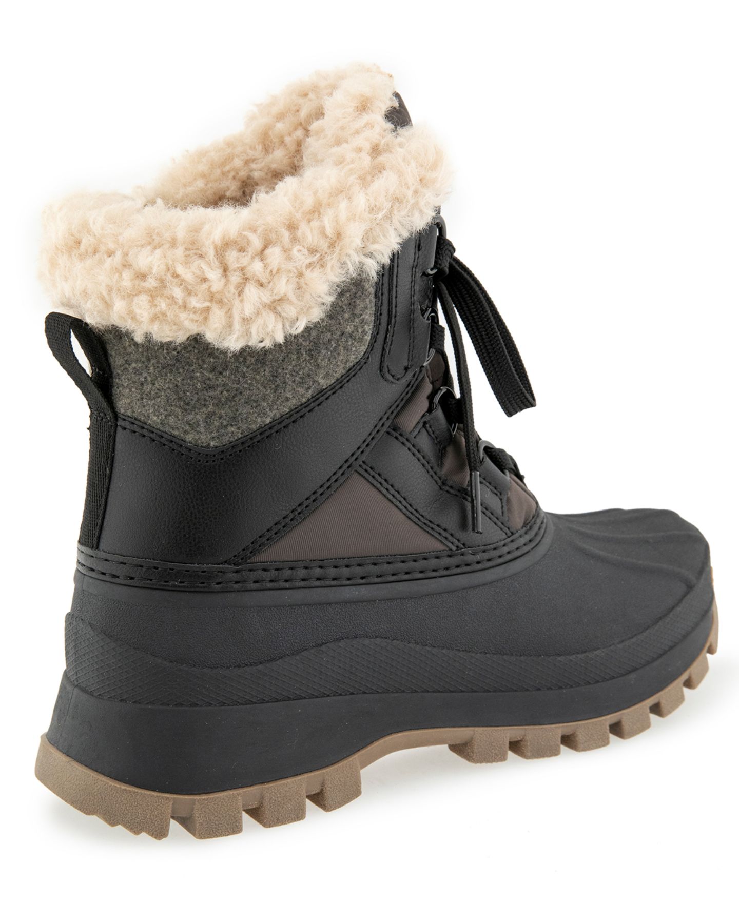 Женские ботинки JBU Fury Waterproof Cold Weather Lace-Up, цвет: Чёрный — фото 3