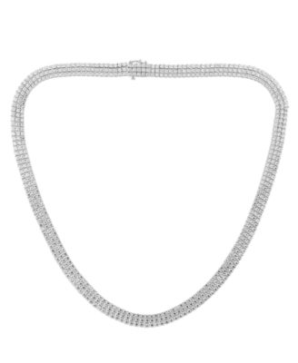 Lab-Grown Diamond Necklace (16 ct. t.w.) in 14k White Gold