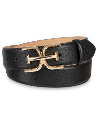 Double-E Logo Plaque Belt