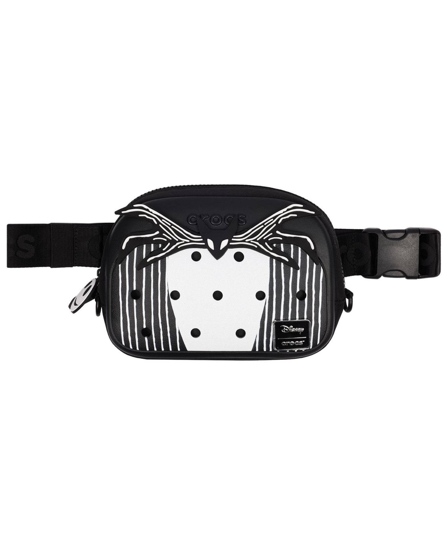 Женская сумка Crocs Disney Nbc X Jack Cosplay Belt, цвет: Чёрный — фото 1