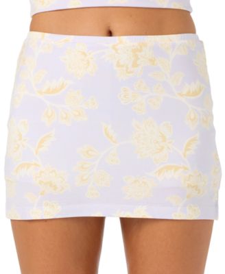 Women's Alyssa Pull-On Floral Micro-Mini Skort
