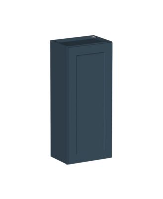 18 Inch x 42 Inch Standard Wall Cabinet 1 Door 3 Shelves, Kitchen Cabinet with Solid Wood Frame, Soft-Close Hinge