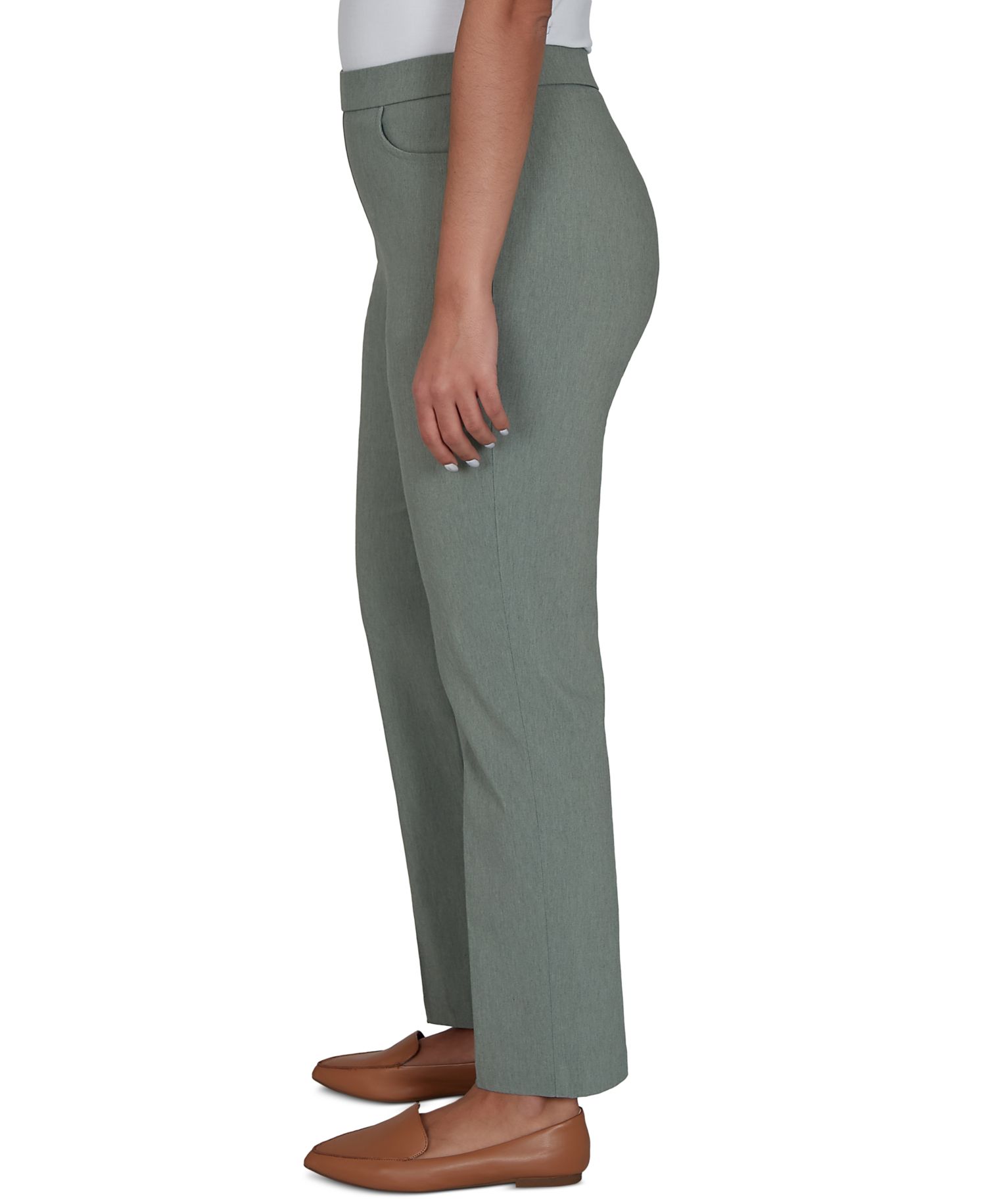 Petite Provence Millennium Pull-On Mid-Rise Straight-Leg Pants