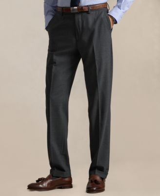 Men's Wool-Blend Suit Pants