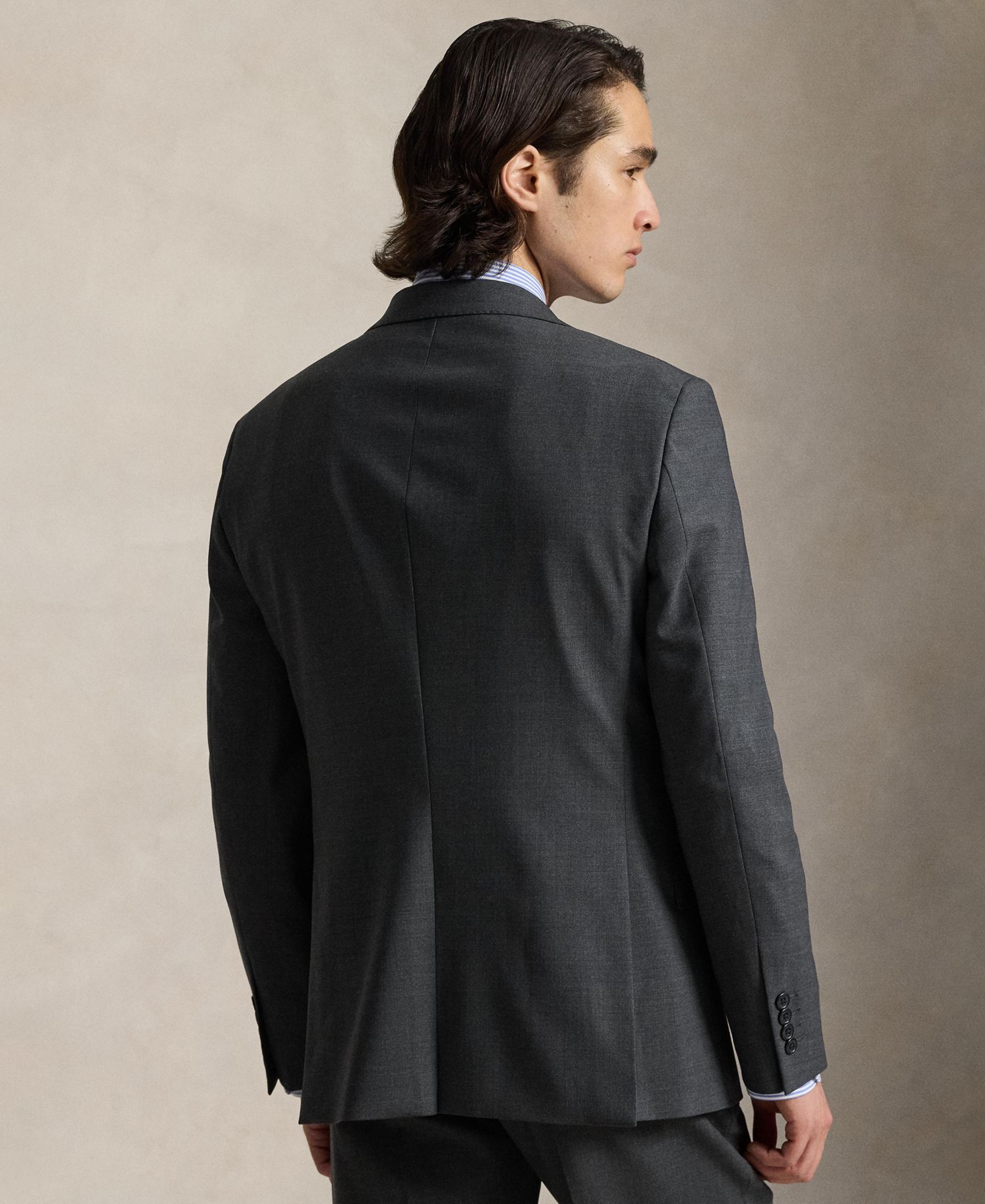 Men's Polo Modern-Fit Wool-Blend Suit Jacket
