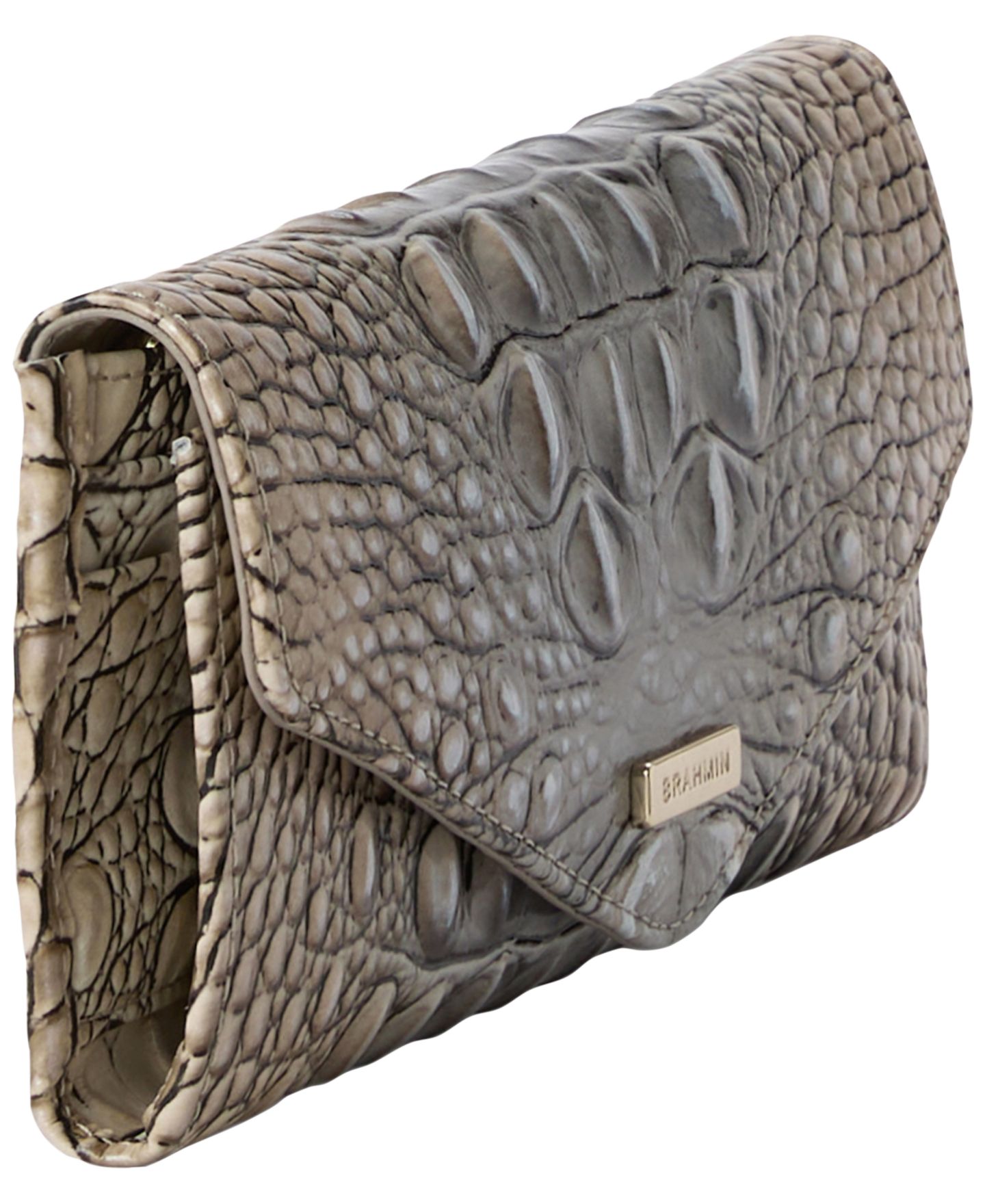 Женский кошелёк Brahmin Veronica Melbourne Ombre Fossilized Leather Wallet — фото 3