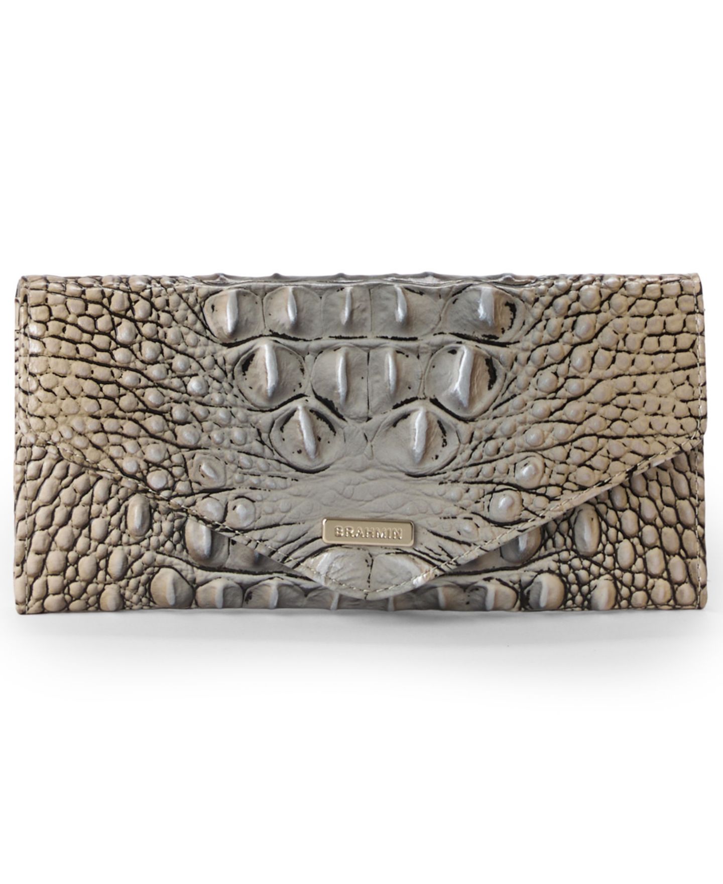 Женский кошелёк Brahmin Veronica Melbourne Ombre Fossilized Leather Wallet — фото 1