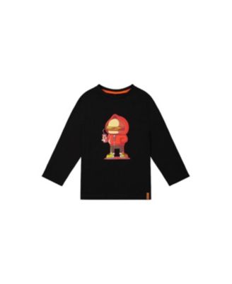 Little and Big Boy Long Sleeve Organic Cotton T-Shirt